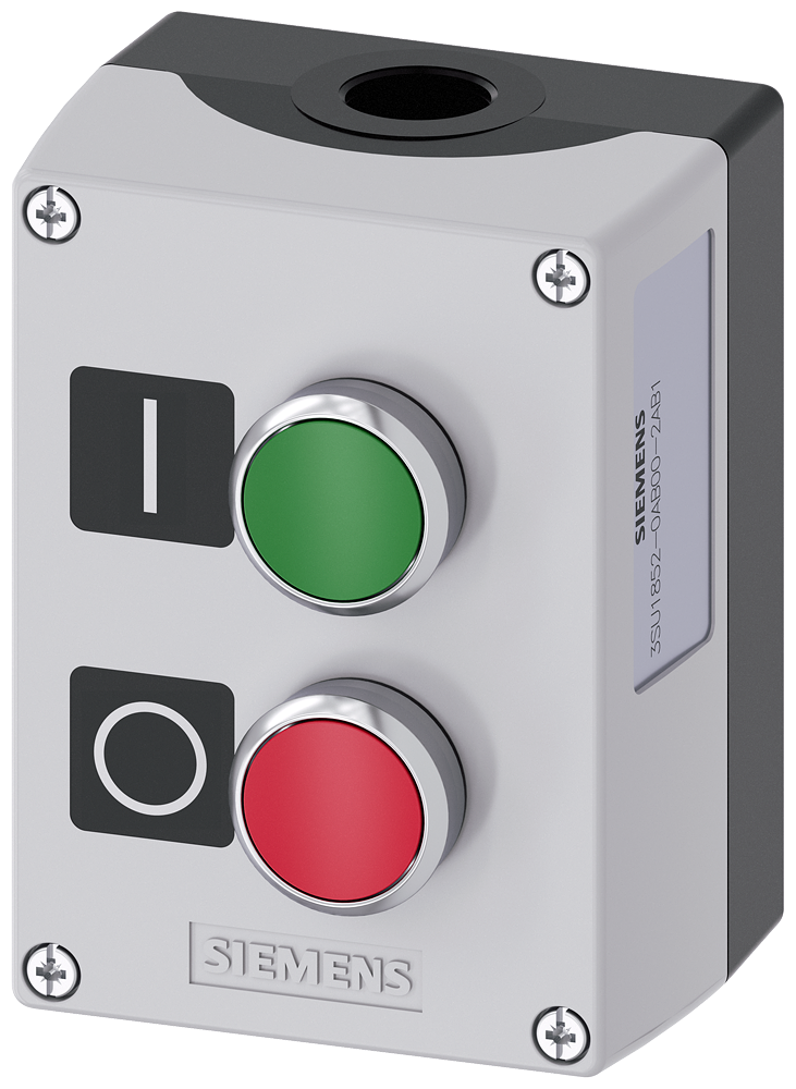 G_IC03_XX_06787P 3SU1852-0AB00-2AB1 Enclosure metal, 2 control points - Зображення 1