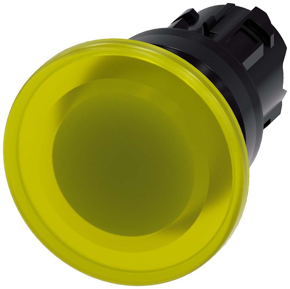 G_IC03_XX_06849P 3SU1001-1BD30-0AA0 Illum. mushroom pushbutton, 40mm... - Зображення 1