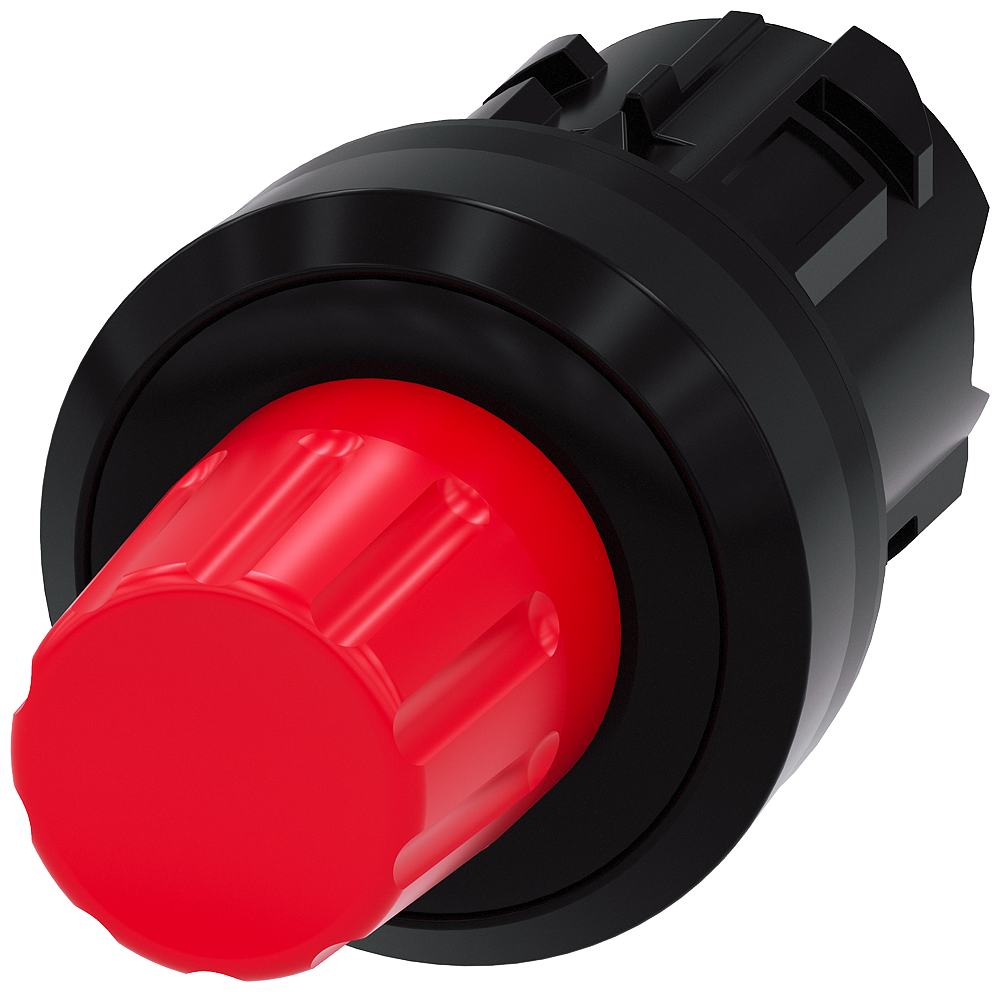 G_IC03_XX_06857P 3SU1000-0HC20-0AA0 Stop pushbutton, red - Зображення 1