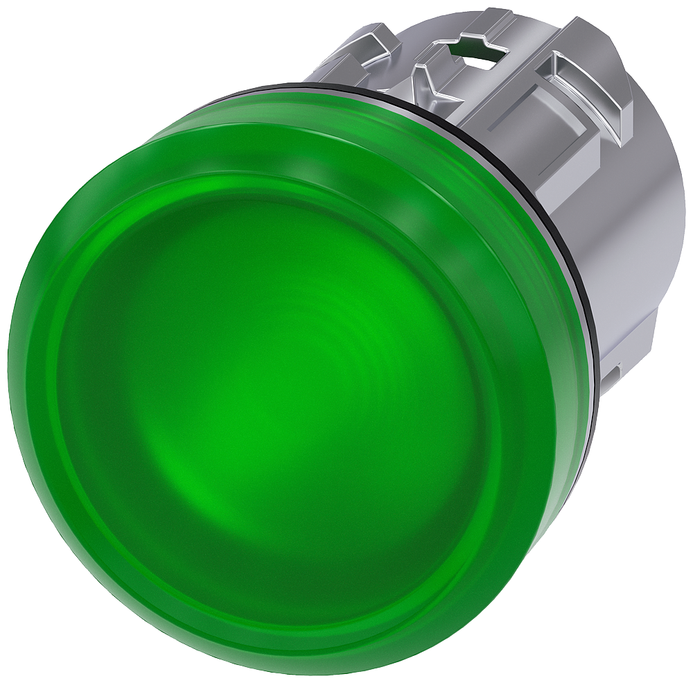 G_IC03_XX_06863P 3SU1051-6AA40-0AA0 Indicator light, green - Зображення 1