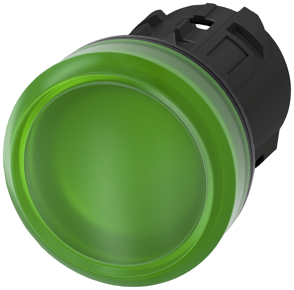 G_IC03_XX_06864P 3SU1001-6AA40-0AA0 Indicator light, green - Зображення 1