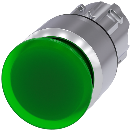 3SU1051-1AA40-0AA0 Illum. mushroom pushbutton, 30mm...