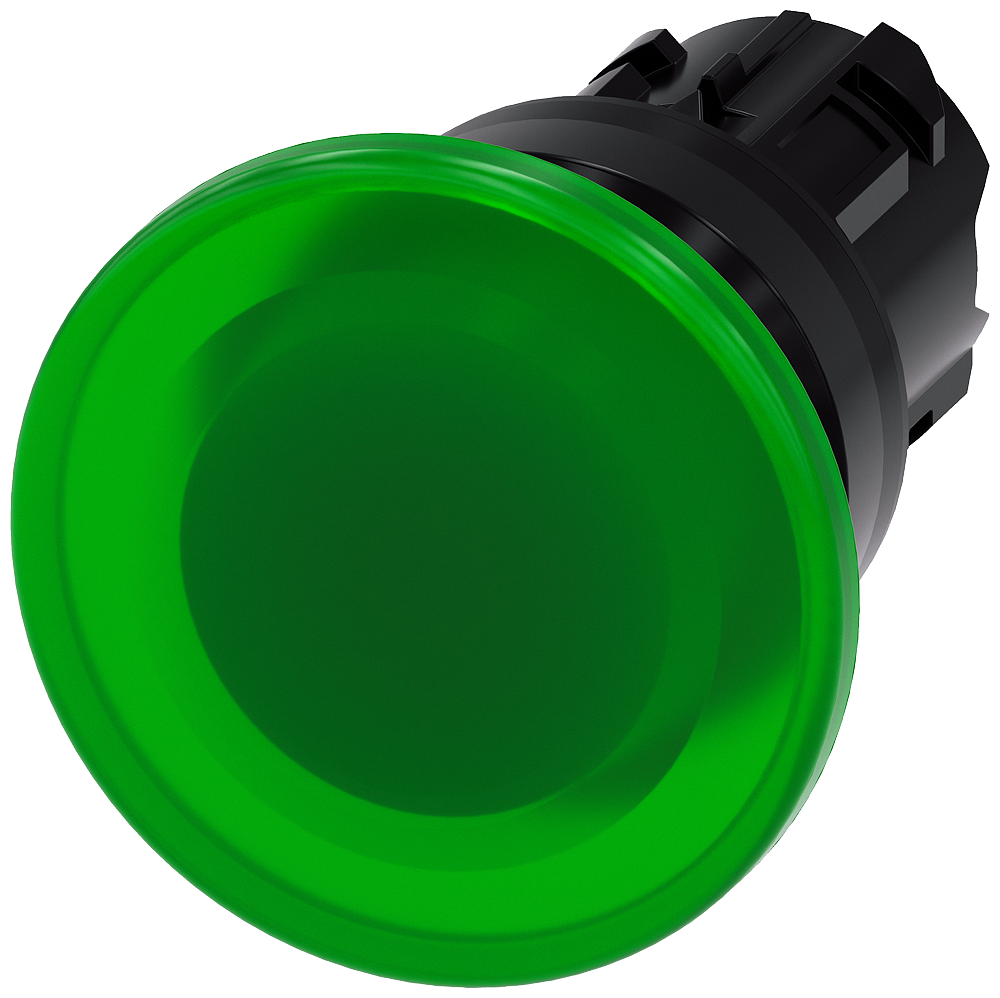 G_IC03_XX_07008P 3SU1001-1BD40-0AA0 Illum. mushroom pushbutton, 40mm... - Зображення 1