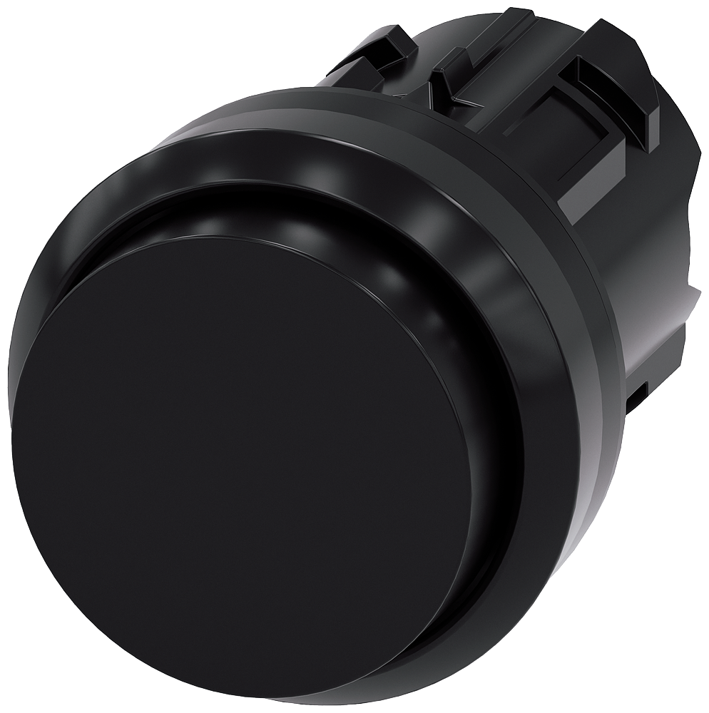 G_IC03_XX_07043P 3SU1000-0BB10-0AA0 Pushbutton, black - Зображення 1