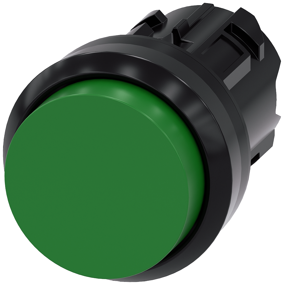 G_IC03_XX_07055P 3SU1000-0BB40-0AA0 Pushbutton, green - Зображення 1