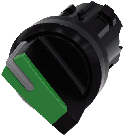 3SU1002-2BC40-0AA0 Selector switch, O<I, green