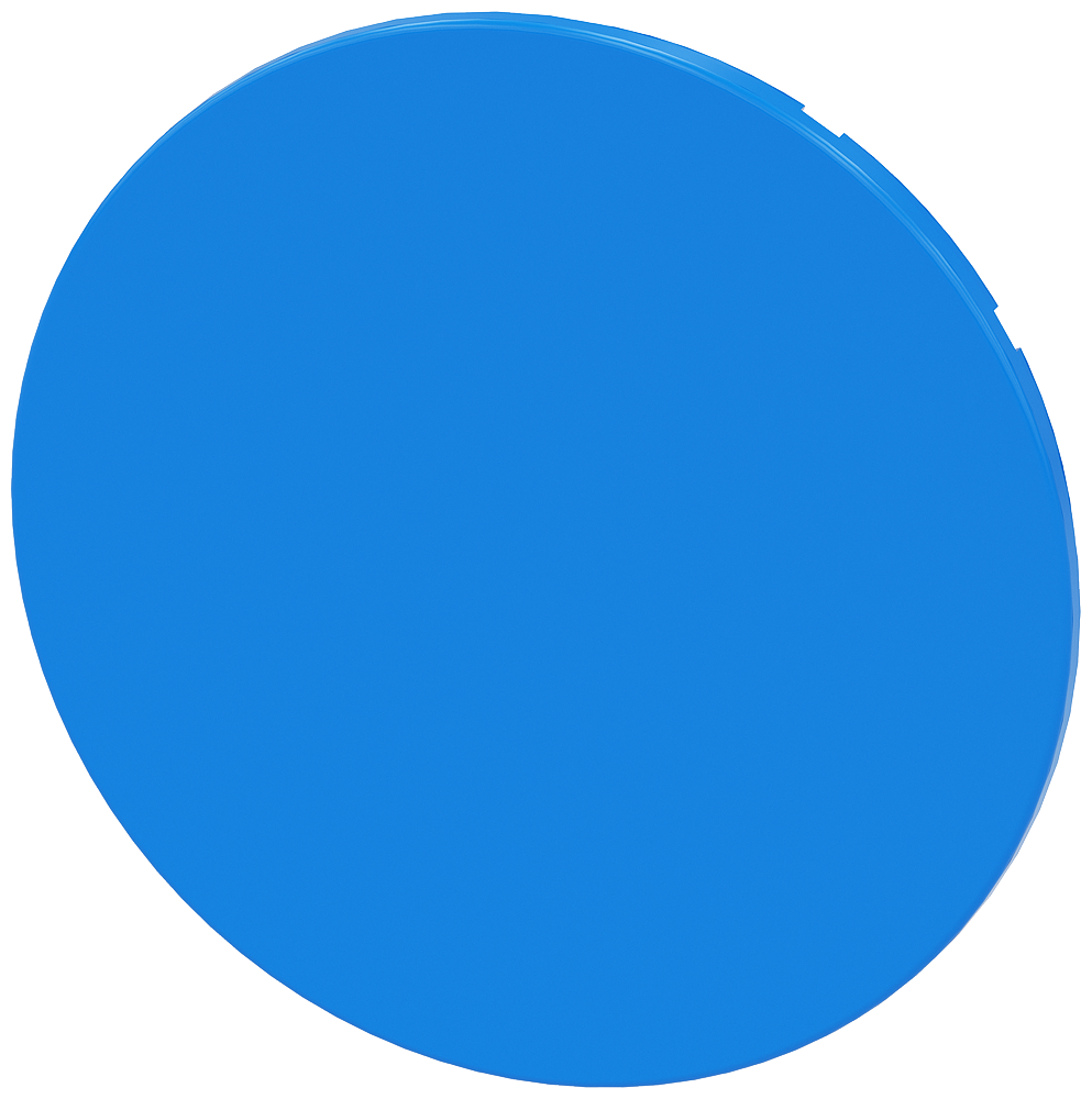 G_IC03_XX_07124P 3SU1900-0FT50-0AA0 Button, flat, blue - Зображення 1