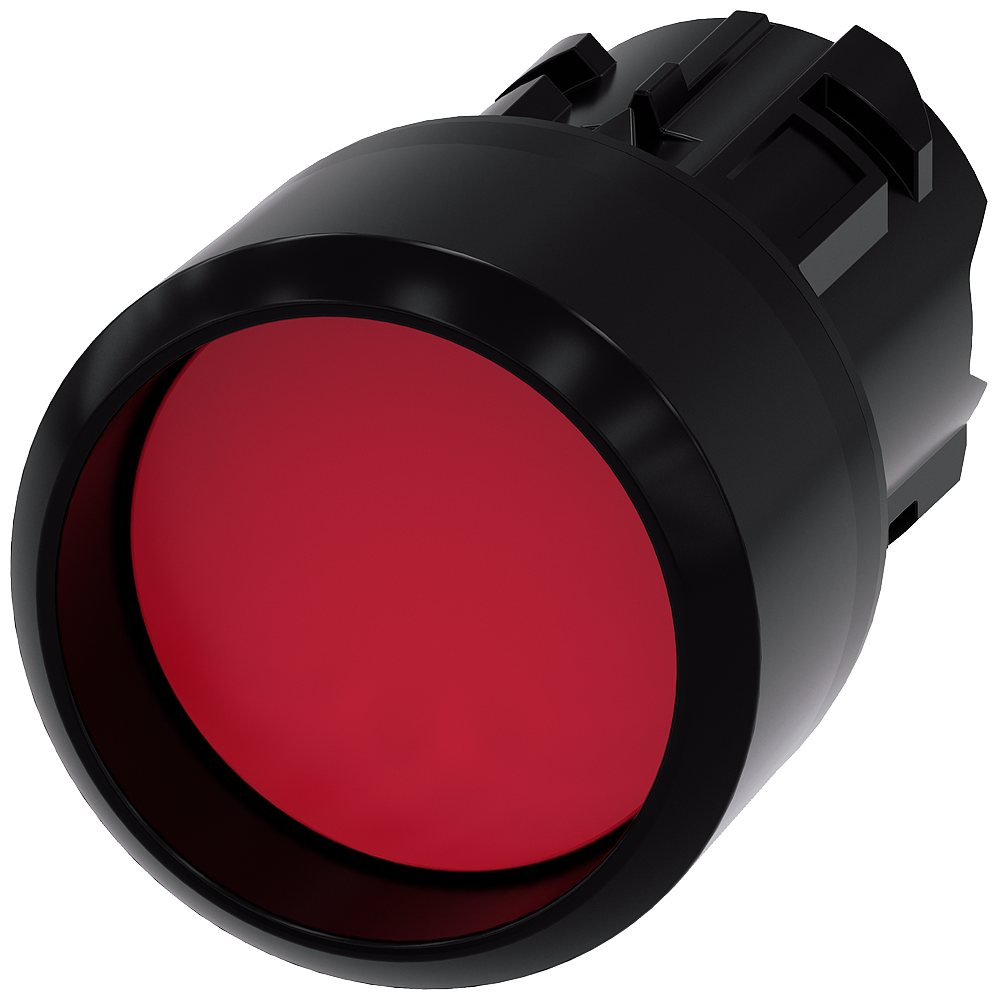 G_IC03_XX_07149P 3SU1000-0CB20-0AA0 Pushbutton, red - Зображення 1