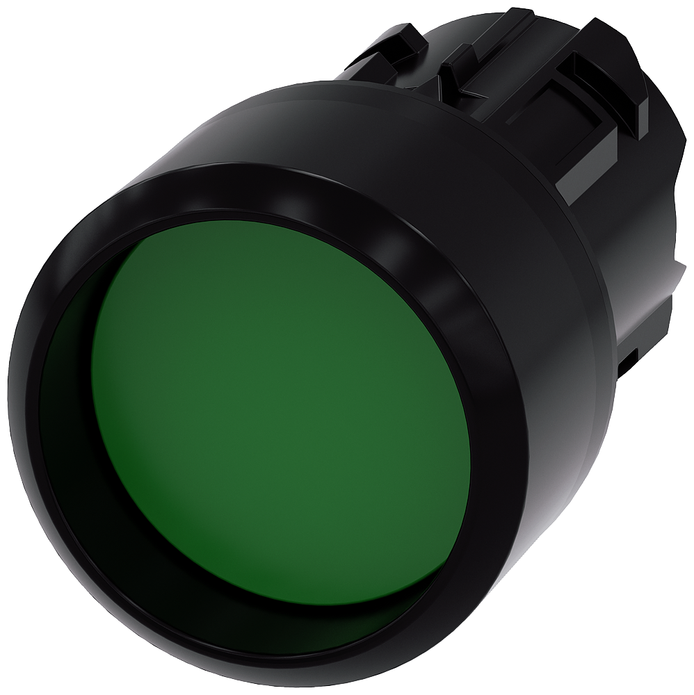 G_IC03_XX_07151P 3SU1000-0CB40-0AA0 Pushbutton, green - Зображення 1