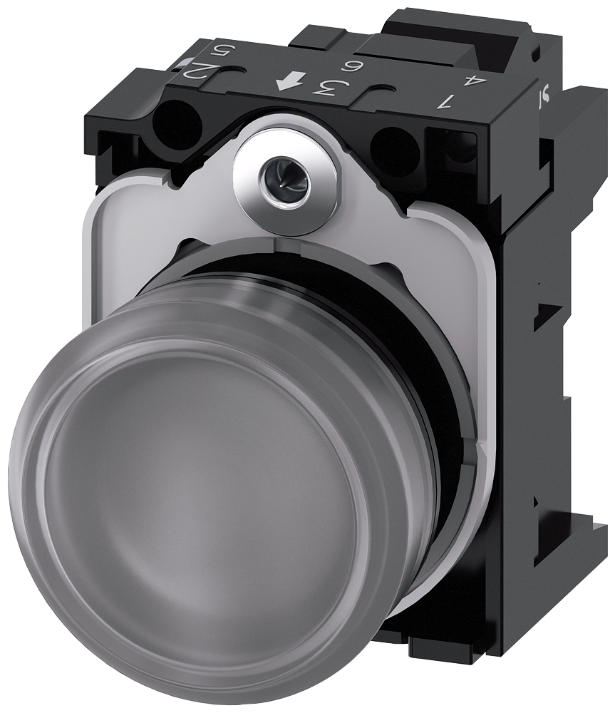 G_IC03_XX_07332P 3SU1103-6AA70-3AA0 Indicator light, clear - Зображення 1