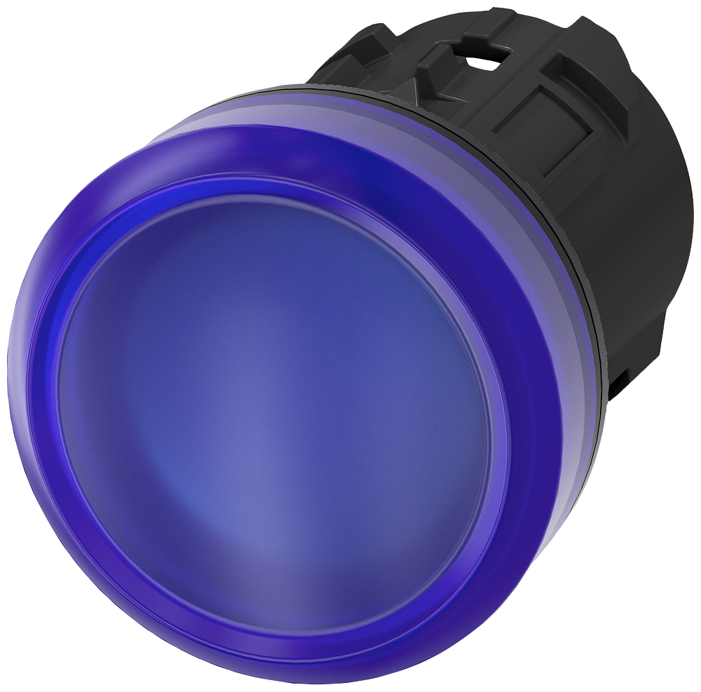 G_IC03_XX_07636P 3SU1001-6AA50-0AA0 Indicator light, blue - Зображення 1