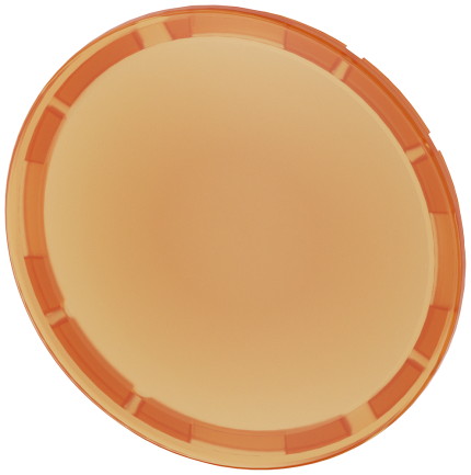 3SU1901-0FT00-0AA0 Button, flat, amber