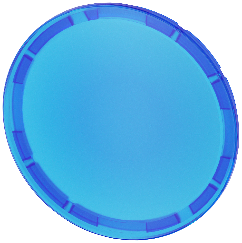 G_IC03_XX_07658P 3SU1901-0FT50-0AA0 Button, flat, blue - Зображення 1