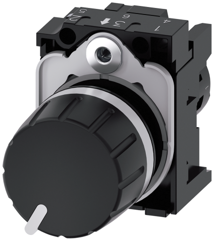 3SU1200-2PV10-1AA0 Potentiometer, black