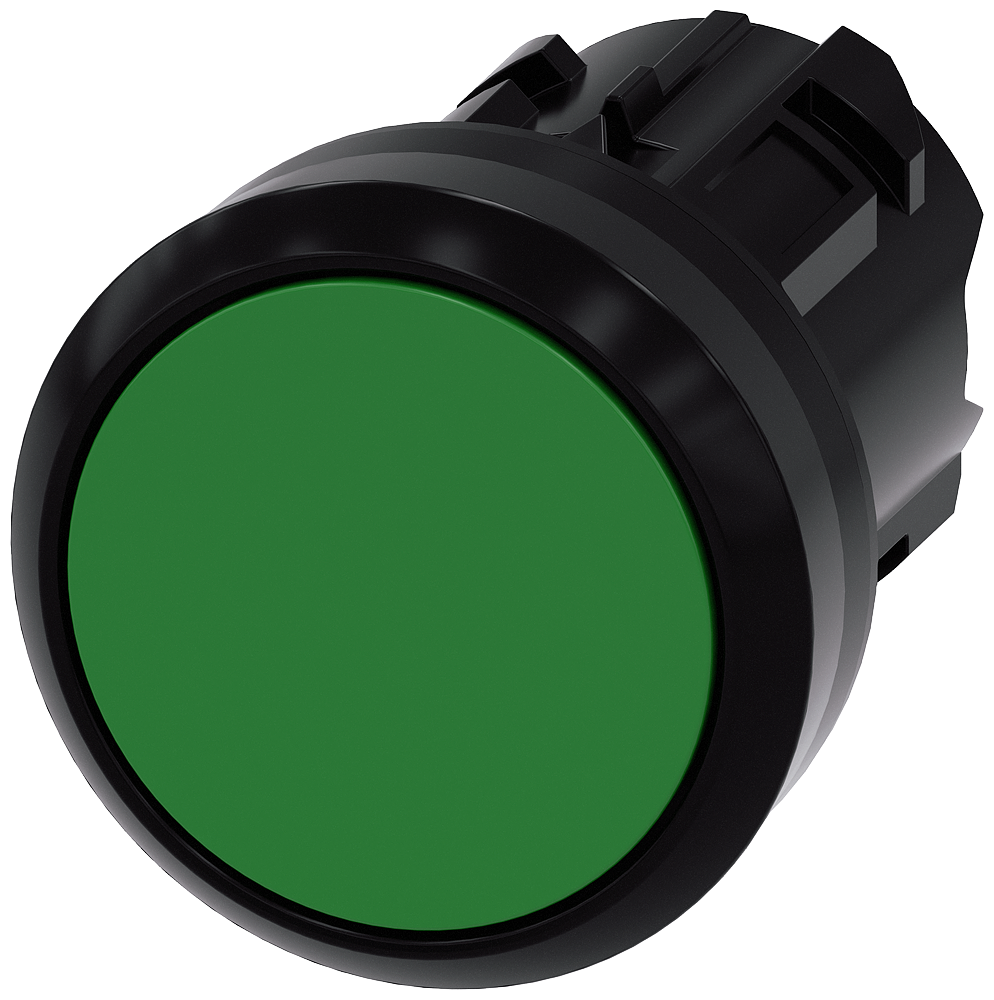 G_IC03_XX_07898P 3SU1000-0AB40-0AA0 Pushbutton, green - Зображення 1