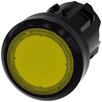 3SU1001-0AA30-0AA0 Illuminated pushbutton, yellow
