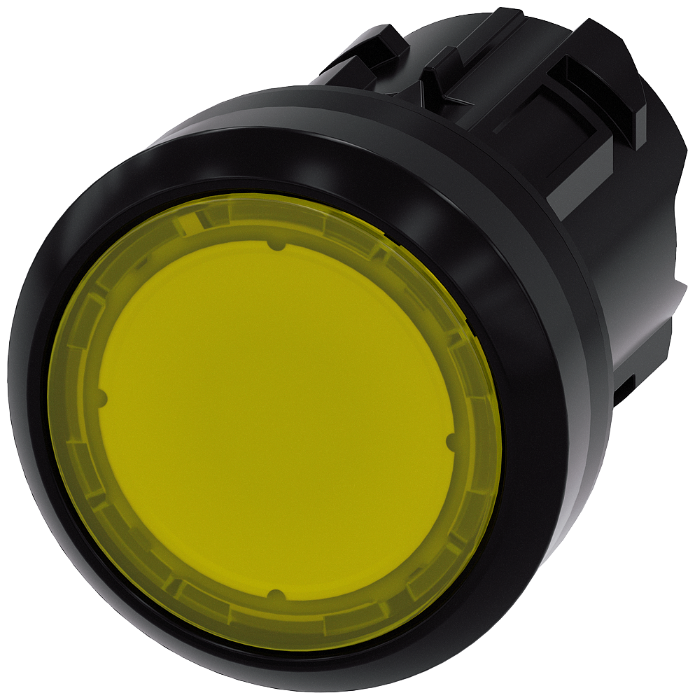 G_IC03_XX_07903P 3SU1001-0AA30-0AA0 Illuminated pushbutton, yellow - Зображення 1