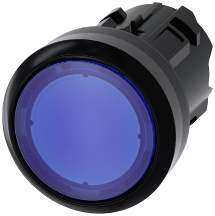3SU1001-0AB50-0AA0 Illuminated pushbutton, blue