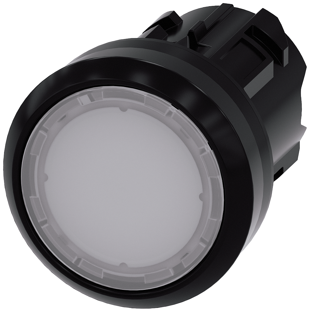 G_IC03_XX_07906P 3SU1001-0AB60-0AA0 Illuminated pushbutton, white - Зображення 1
