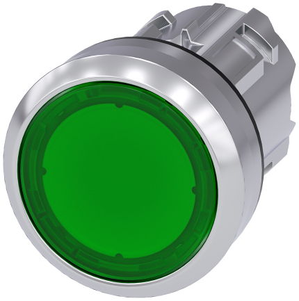 3SU1051-0AB40-0AA0 Illuminated pushbutton, green