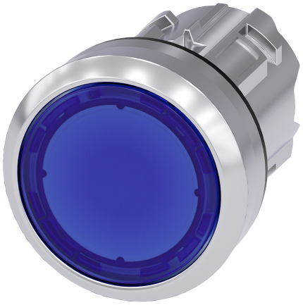 3SU1051-0AA50-0AA0  Illuminated pushbutton, blue
