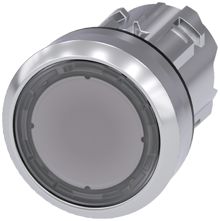 3SU1051-0AA70-0AA0 Illuminated pushbutton, clear