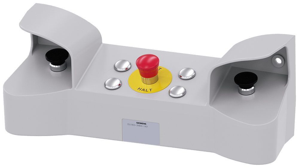 G_IC03_XX_08298P 3SU1853-3NB00-1AD1 Two-hand operation console metal - Зображення 1