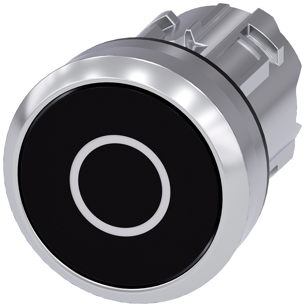 G_IC03_XX_08315P 3SU1050-0AB10-0AD0 Pushbutton, black - Зображення 1