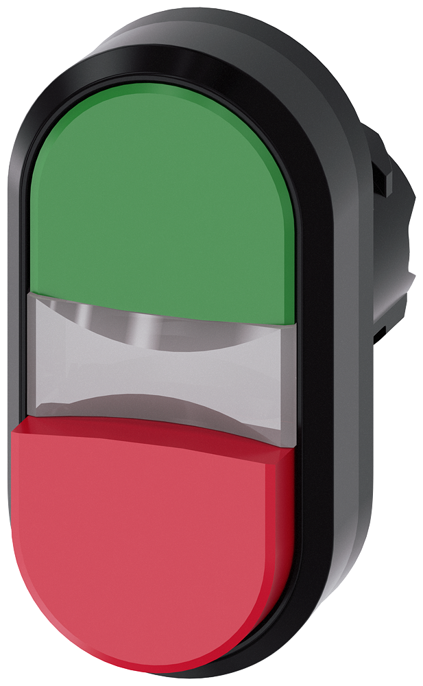 G_IC03_XX_08320P 3SU1000-3BB42-0AA0 Twin pushbutton, green, red - Зображення 1