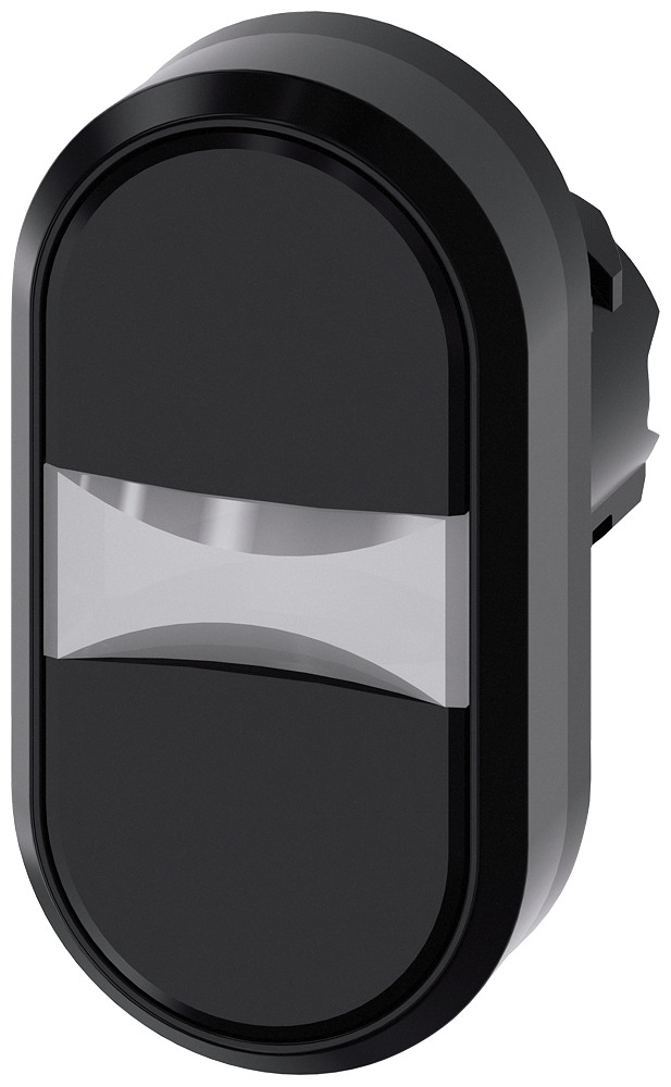 G_IC03_XX_08340P 3SU1000-3AB11-0AA0 Twin pushbutton, black, black - Зображення 1