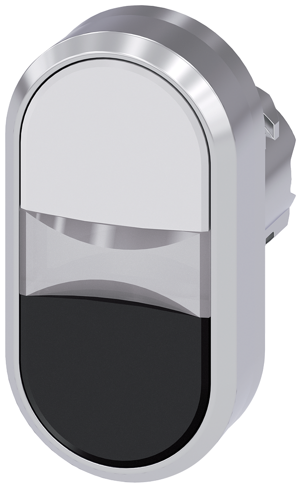 G_IC03_XX_08382P 3SU1051-3AB61-0AA0 Illumin. twin pushbutton, white,... - Зображення 1