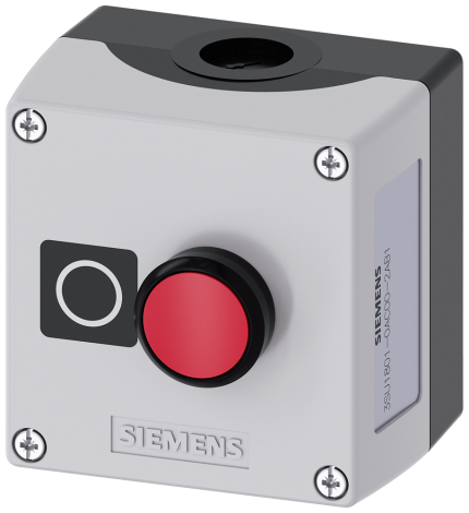 3SU1801-0AC00-2AB1 Enclosure plastic, 1 control point