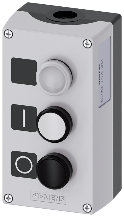 3SU1803-0AC00-2AB1  Enclosure plastic, 3 control points