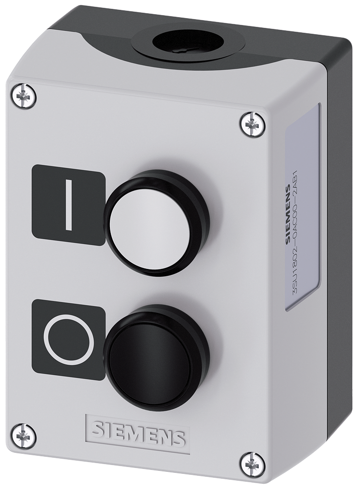 G_IC03_XX_08512P 3SU1802-0AC00-2AB1 Enclosure plastic, 2 control points - Зображення 1