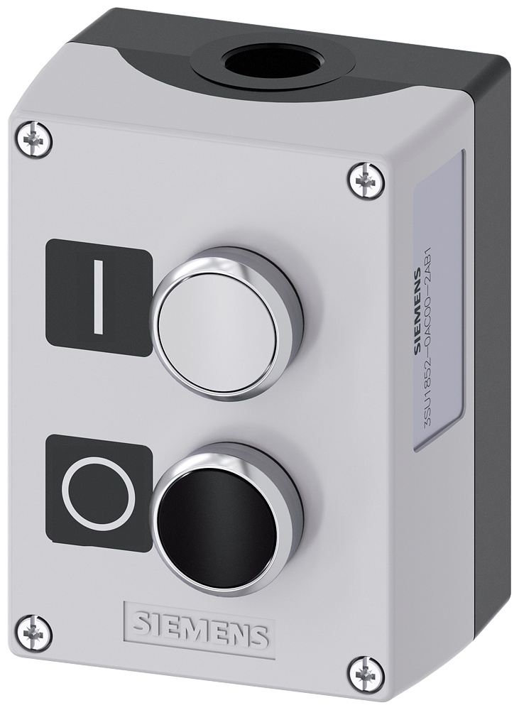 G_IC03_XX_08513P 3SU1852-0AC00-2AB1 Enclosure metal, 2 control points - Зображення 1