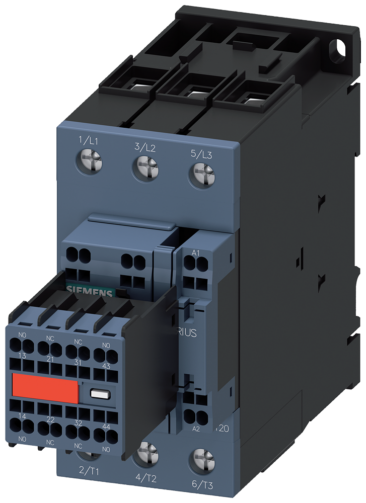 G_IC03_XX_08971P 3RT2038-3KB44-3MA0 COUPLING CONT.,AC3:37KW 2NO+2NC ... - Зображення 1