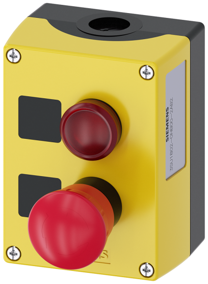 3SU1802-0NB00-2AB2  Enclosure plastic, 2 control points