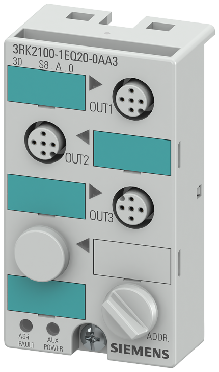 3RK2100-1EQ20-0AA3 AS-INTERFACE COMPACT MODULE K45