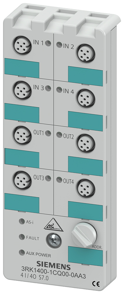 3RK1400-1CQ00-0AA3  AS-INTERFACE COMPACT MOD. IP67,