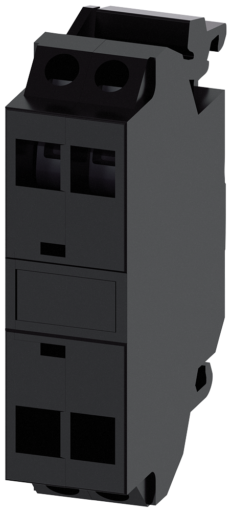 G_IC03_XX_21633P 3SU1400-1DA10-3AA0 Support terminal, black - Зображення 1