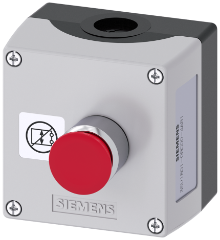 3SU1801-0BC00-4AB1 Enclosure plastic, 1 control point