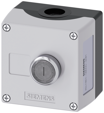 3SU1801-0BD00-4AB1 Enclosure plastic, 1 control point