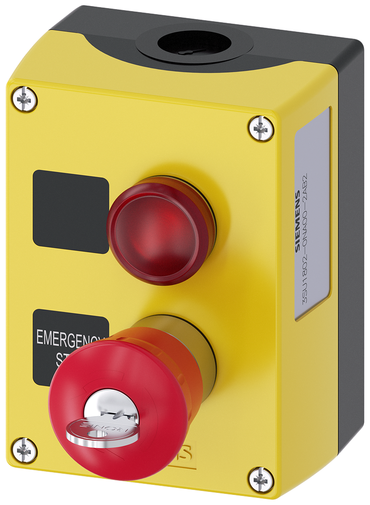 G_IC03_XX_22953P 3SU1802-0NA00-2AB2 Enclosure plastic, 2 control points - Зображення 1