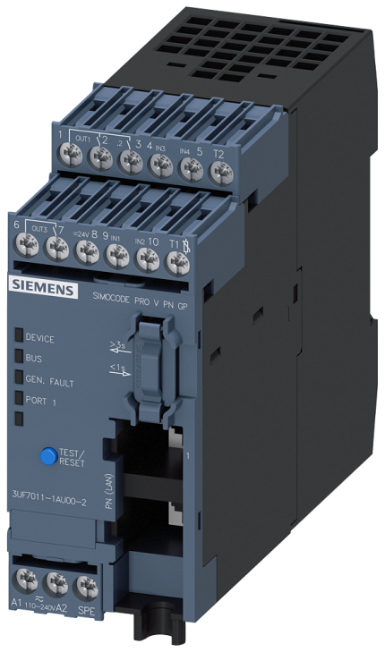 3UF7011-1AU00-2 BASIC UNIT SIMOCODE PRO V PN GP