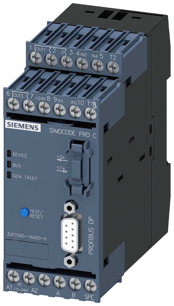 G_IC03_XX_27489P 3UF7000-1AU00-0AX0 BASIC UNIT SIMOCODE PRO C; - Зображення 1