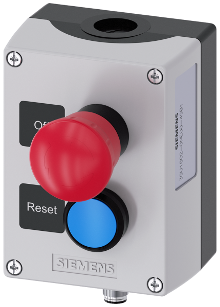 3SU1802-0NE00-4SB1  Enclosure plastic, 2 control points