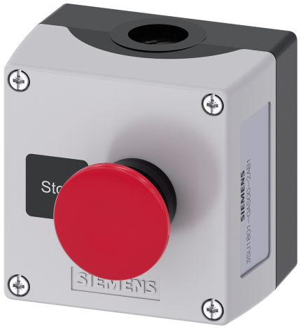 3SU1801-0AS00-2AB1 Enclosure plastic, 1 control point