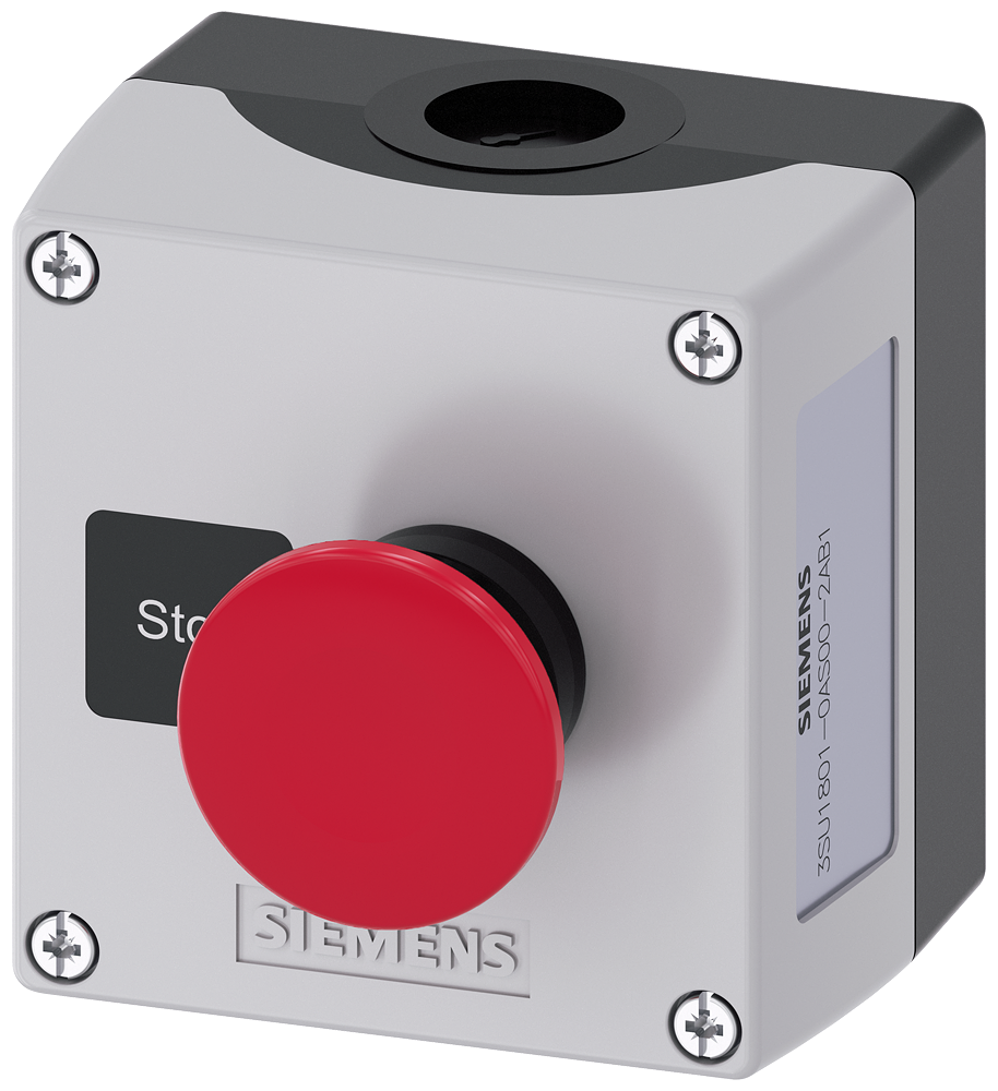 G_IC03_XX_30021P 3SU1801-0AS00-2AB1 Enclosure plastic, 1 control point - Зображення 1