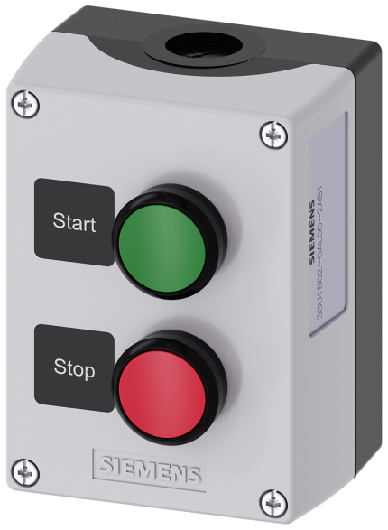 3SU1802-0AL00-2AB1 Enclosure plastic, 2 control points