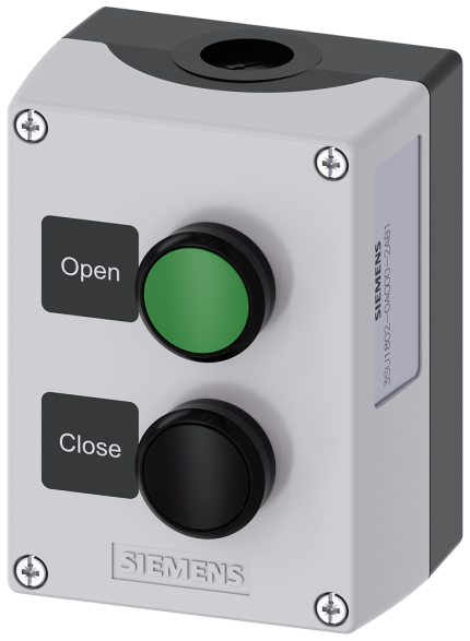 3SU1802-0AQ00-2AB1 Enclosure plastic, 2 control points